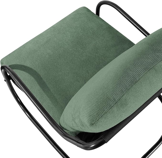 Peace nest Modern Accent Chair, Soft Upholstered Armchair - Image 9