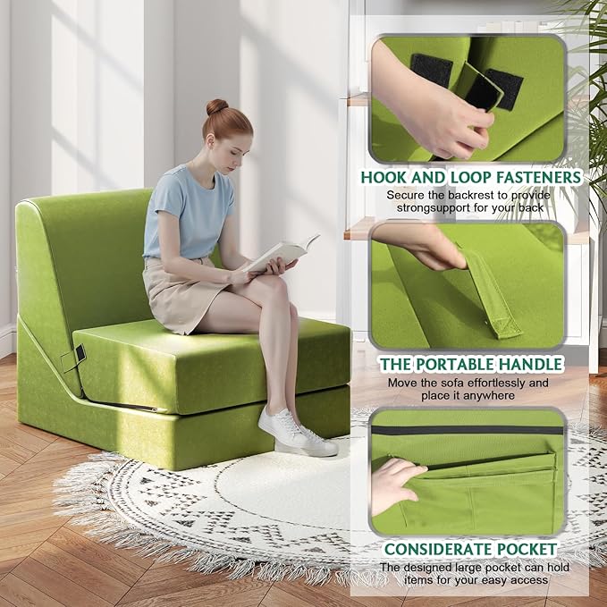 jela Outdoor Sofa, Waterproof Folding Lounge Chair and Sofa, UV Resistant Patio - Image 8