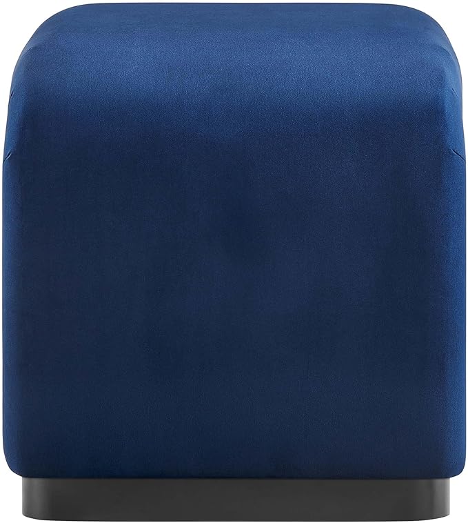 Modway Koda 24" Performance Velvet Upholstered Waterfall Stool or Side Table in - Image 4