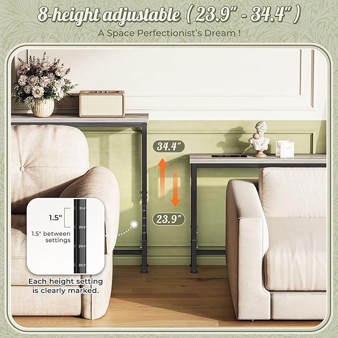 Huuger 110.2 Inch Sofa Table - Image 4