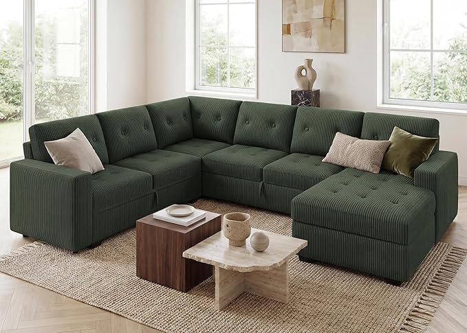 HONBAY Sectional Sleeper Sofa Bed - Image 7