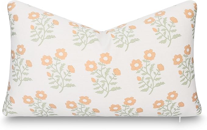 Crumbs Home Modern Farmhouse California Casual Indoor Outdoor Lumbar Pillow by CRUMBSHOME