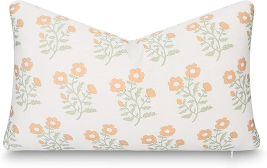Crumbs Home Modern Farmhouse California Casual Indoor Outdoor Lumbar Pillow by CRUMBSHOME
