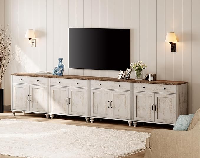 WAMPAT Large TV Stand for 100 inch TV - Image 2