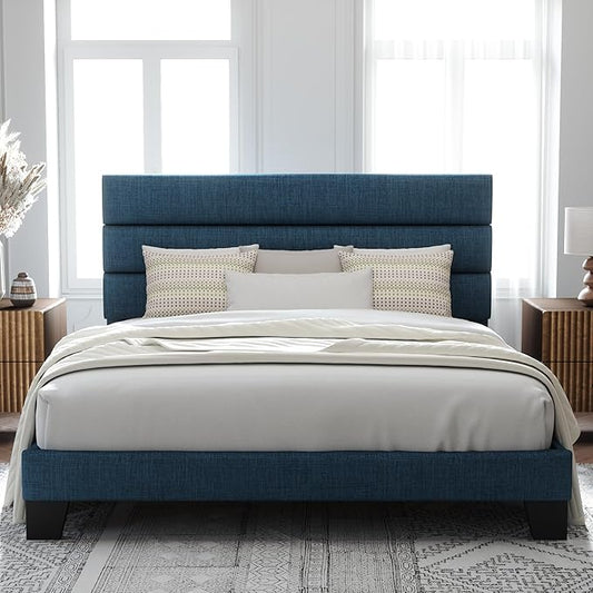 Allewie King Size Platform Bed Frame by Allewie