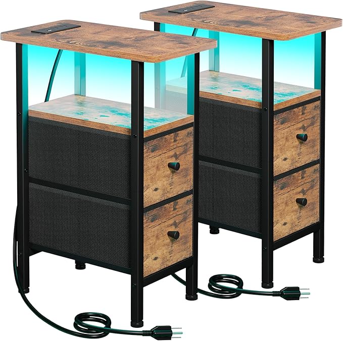 LOAKEKEL Narrow Nightstand by LOAKEKEL