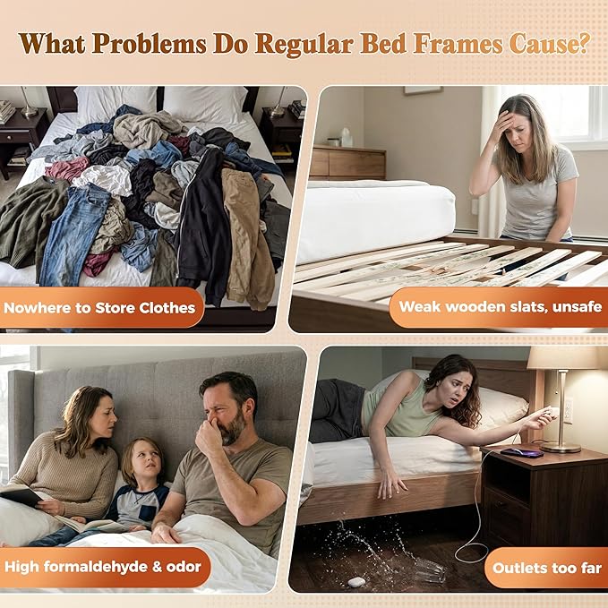 PRAISUN Bed Frame King Size - Image 9
