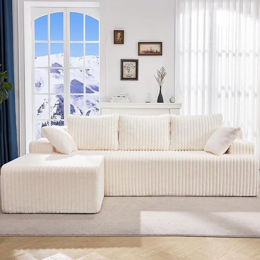 Modular Sectional Sofa Couches L-Shape Couch 3 Seat Modular Sofa Memory Foam by YourHomeDeservesMore