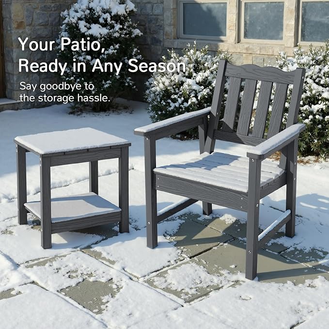 Stoog All-Weather Outdoor & Garden Chair, Patio Dining Chairs - Image 6