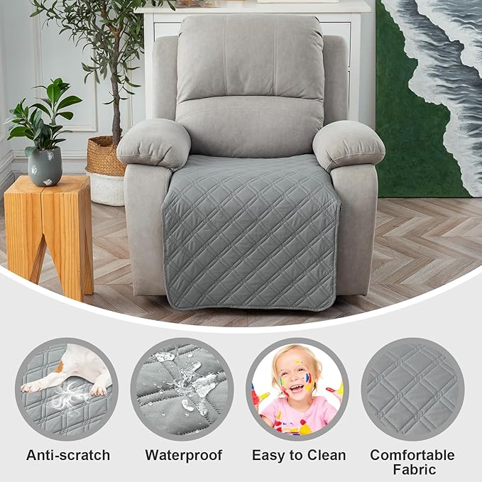 Genina Waterproof Recliner Chair Covers, Recliner Cover - Image 2