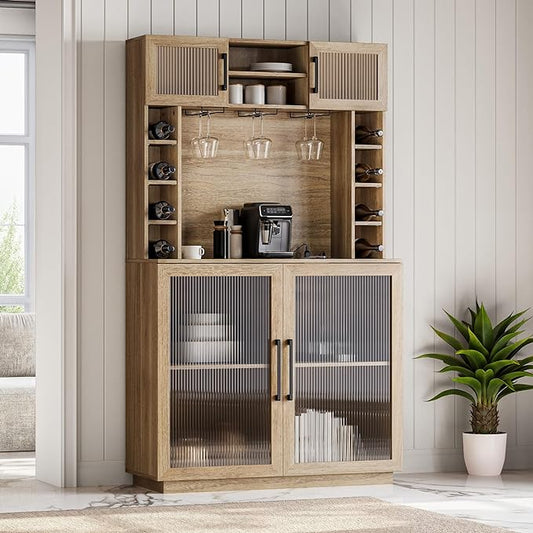 BELLEZE Coffee Wine Bar Cabinet by BELLEZE