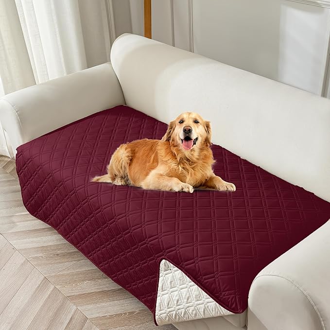 Genina Waterproof Couch Cover, Washable Anti-Slip 67 inch Sofa Covers by Genina