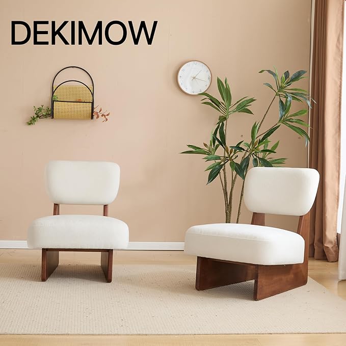 Accent Chairs Set of 2, Mid-Century Modern Chair - Image 4