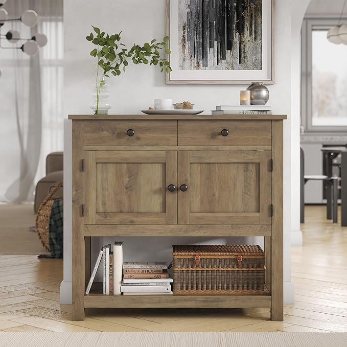 HOSTACK Farmhouse Console Table - Image 3