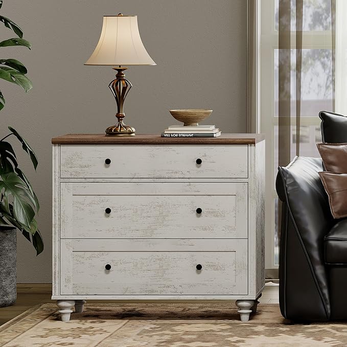 WAMPAT Farmhouse Nightstand - Image 8