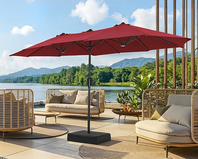 SUPERJARE 13FT Outdoor Patio Umbrella by SUPERJARE