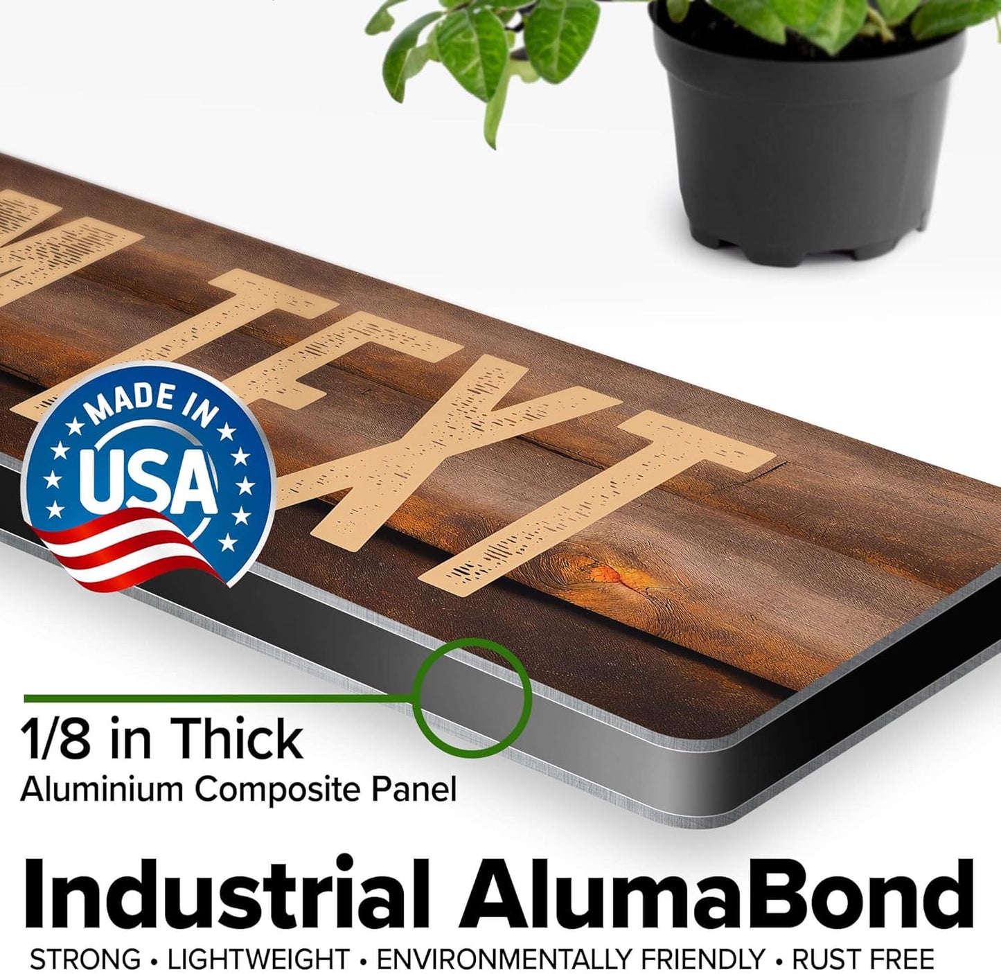 Custom Sign, Custom Street Sign, 11 Font Colors, 13 Font Styles, 4 Hole Options, 22 Sizes, 3x12 Inches, Rust Free DiBound, Fade Resistant, Made in USA by My Sign Center (Vintage Wood)