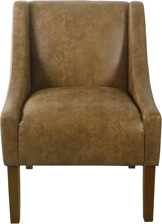 HomePop Modern Swoop Arm Accent Chair - Image 3