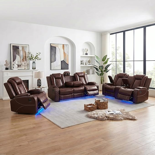 3-Piece Power Recliner Set by Unknown