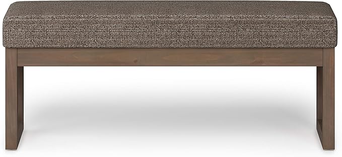 SIMPLIHOME Milltown Large Ottoman Bench - Image 5