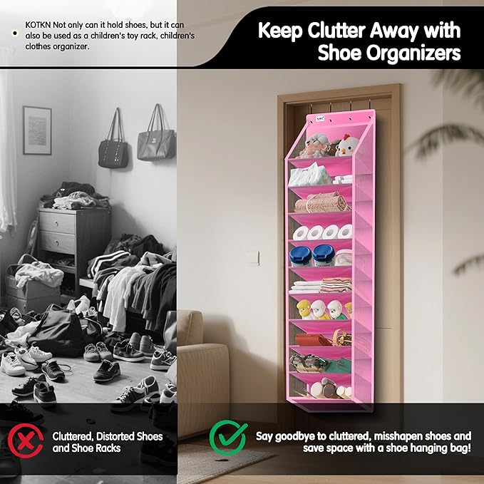 Kotkn 10 Tier Over The Door Organizer - Image 6