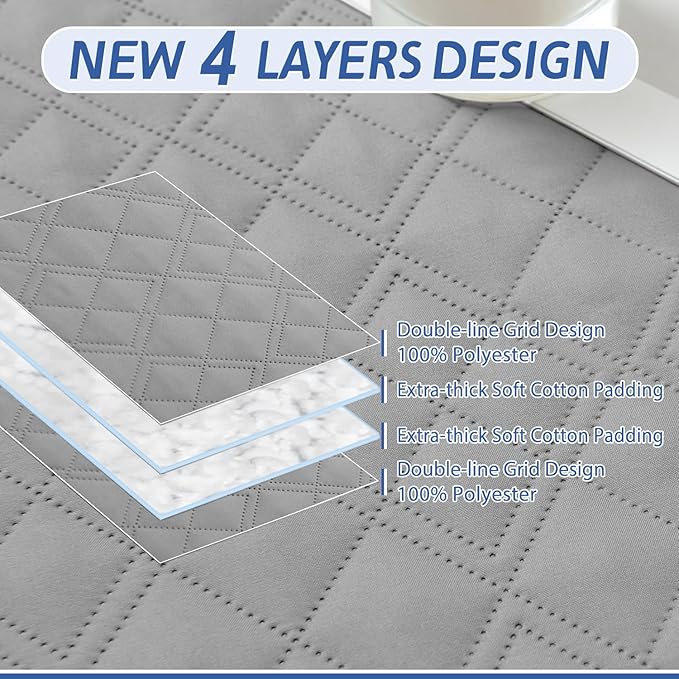 Arfntevss Recliner Sectional Couch Covers 1OO% Waterproof L Shape Sofa Cover - Image 3