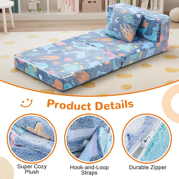 MeMoreCool Foldable Futon Chair Bed - Image 7