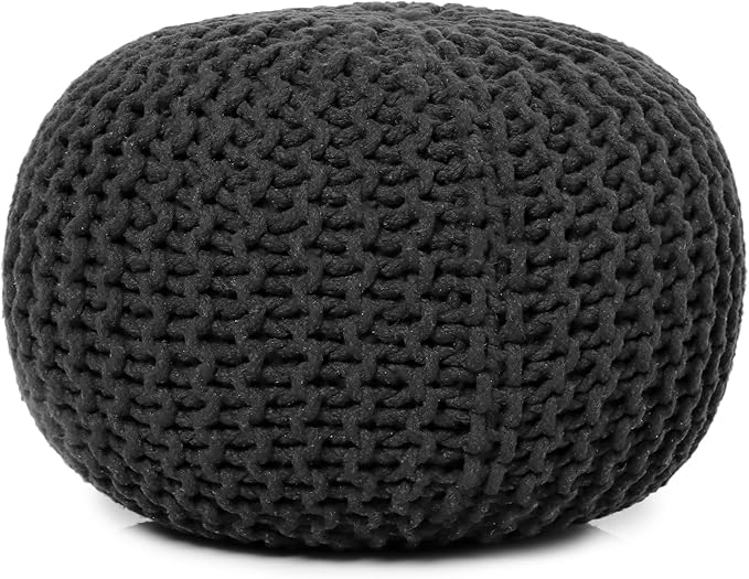 REDEARTH Round Pouf Foot Stool Ottoman - Image 4