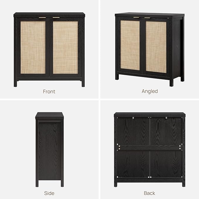 SICOTAS Rattan Sideboard Buffet Storage Cabinet - Image 10