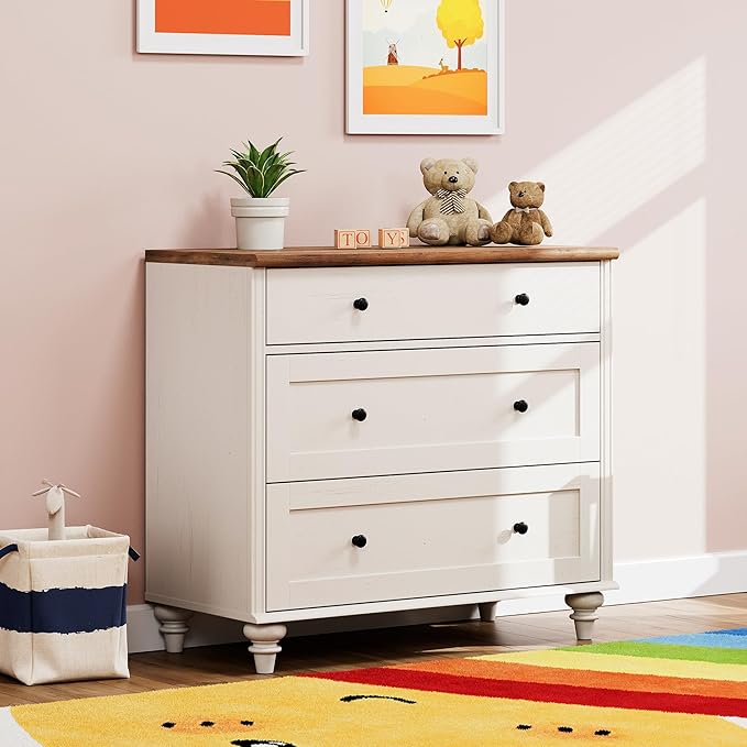 WAMPAT Farmhouse Nightstand - Image 5