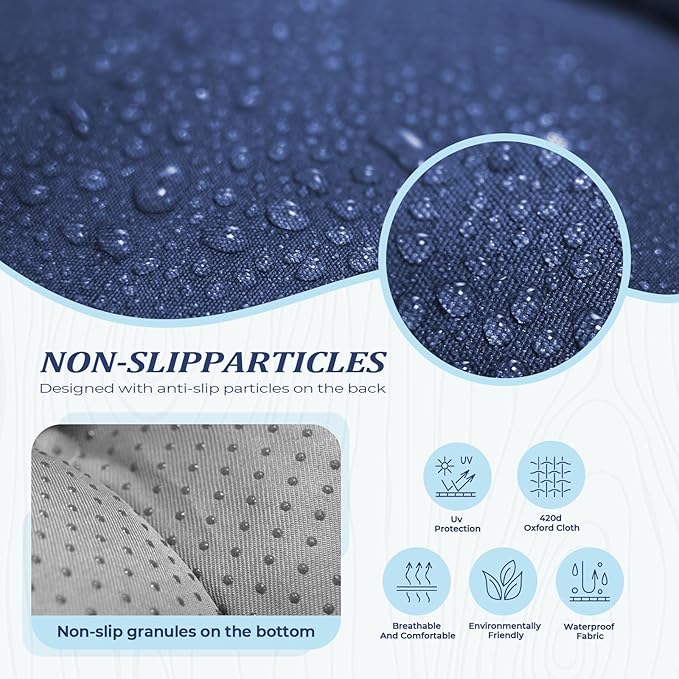 Chaise Lounge Cushion Outdoor, Waterproof Thick Patio Lounge Chair Cushion - Image 5