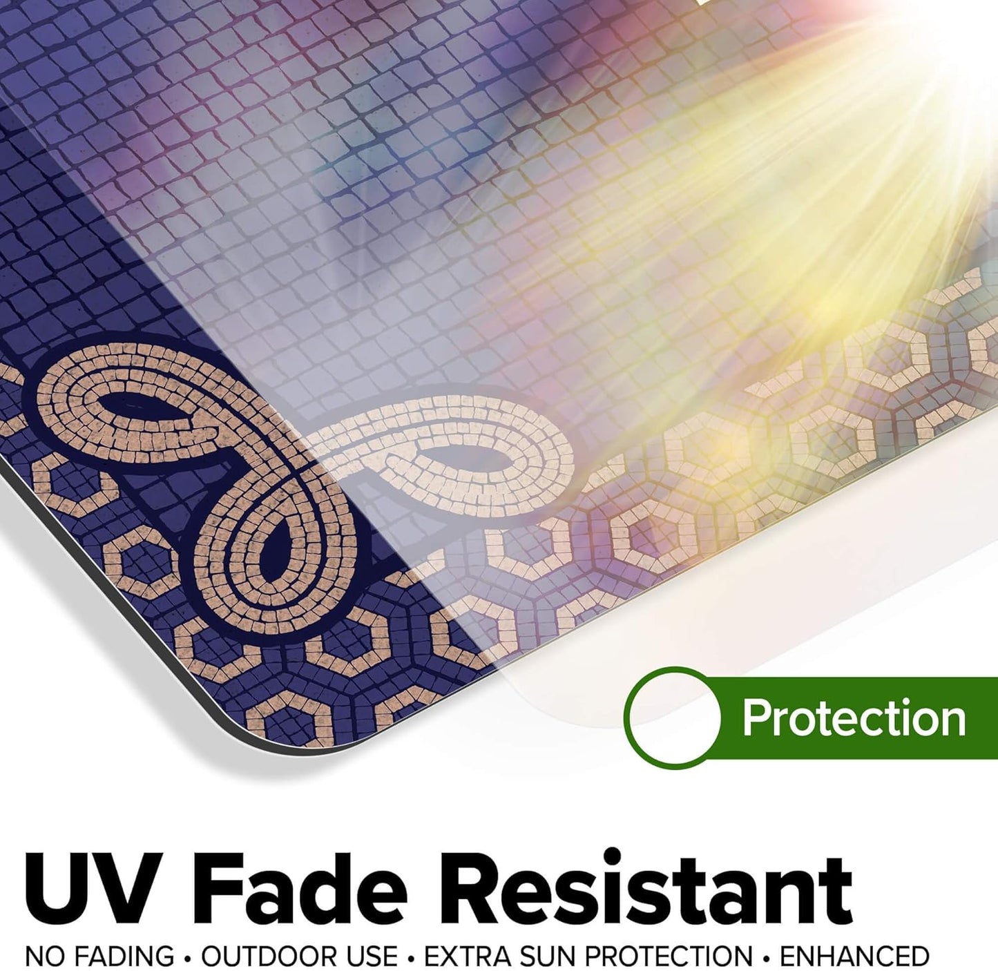 Custom Sign, Custom Street Sign, 11 Font Colors, 13 Font Styles, 4 Hole Options, 22 Sizes, 18x24 Inches, Rust Free DiBound, Fade Resistant, Made in USA by My Sign Center (Fauxsaic 1)