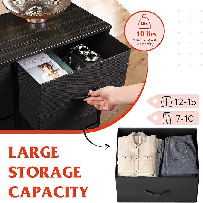 WLIVE Tall Dressers for Bedroom - Image 5