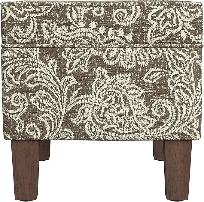 Homepop Home Decor |K7646-A880| Upholstered Modern Rectangular Storage Ottoman - Image 9