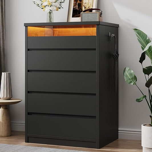 Jocoevol 5 Drawer Dresser for Bedroom by JOCOEVOL
