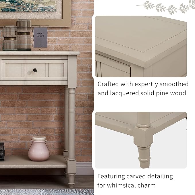 Harper & Bright Designs TREXM Daisy Series Console Table Traditional Design - Image 6