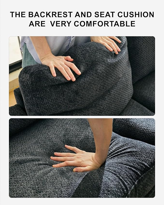 Belffin 45.6” Chenille Loveseat Module - Image 4