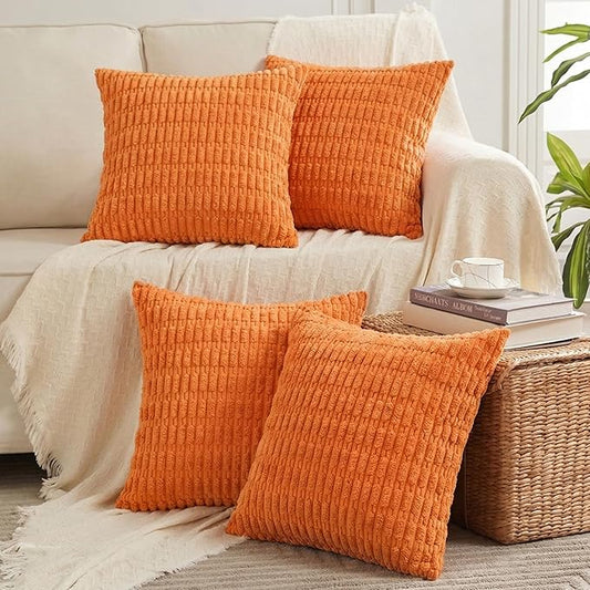 Fancy Homi 4 Packs Decorative Throw Pillow Covers by Fancy+Homi