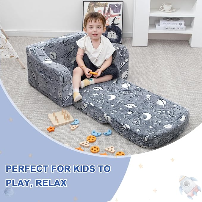 Airpanda Comfy Toddler Couch and Chair - Image 5