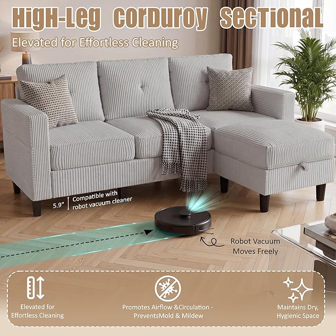 Convertible Sectional Sofa - Image 9