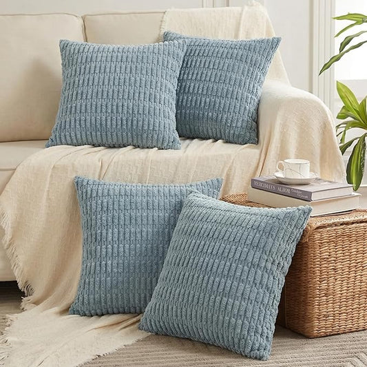 Fancy Homi 4 Packs Decorative Throw Pillow Covers by Fancy+Homi