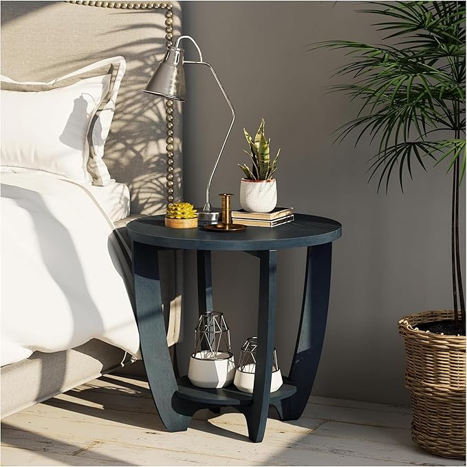 COZAYH Rustic Farmhouse End Table - Image 8