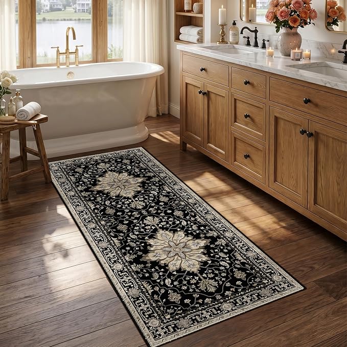 RELEANY Area Rugs 2'6"x5' Runner Rug Non Slip Washable by RELEANY