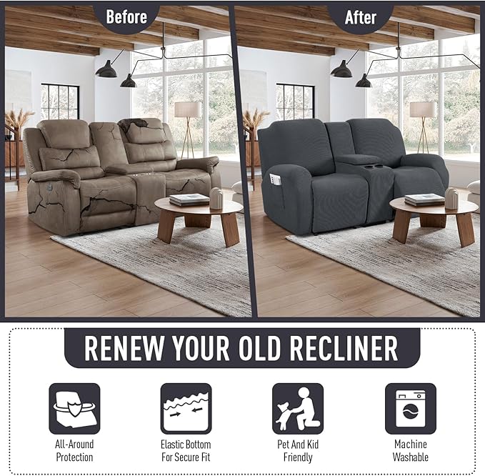 TAOCOCO Loveseat Recliner Cover - Image 4