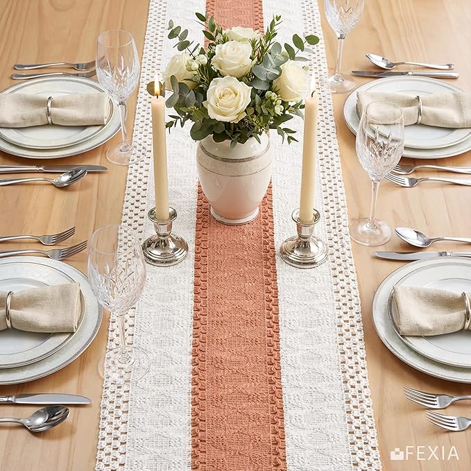FEXIA Boho Table Runner for Summer Home Decor - Image 8