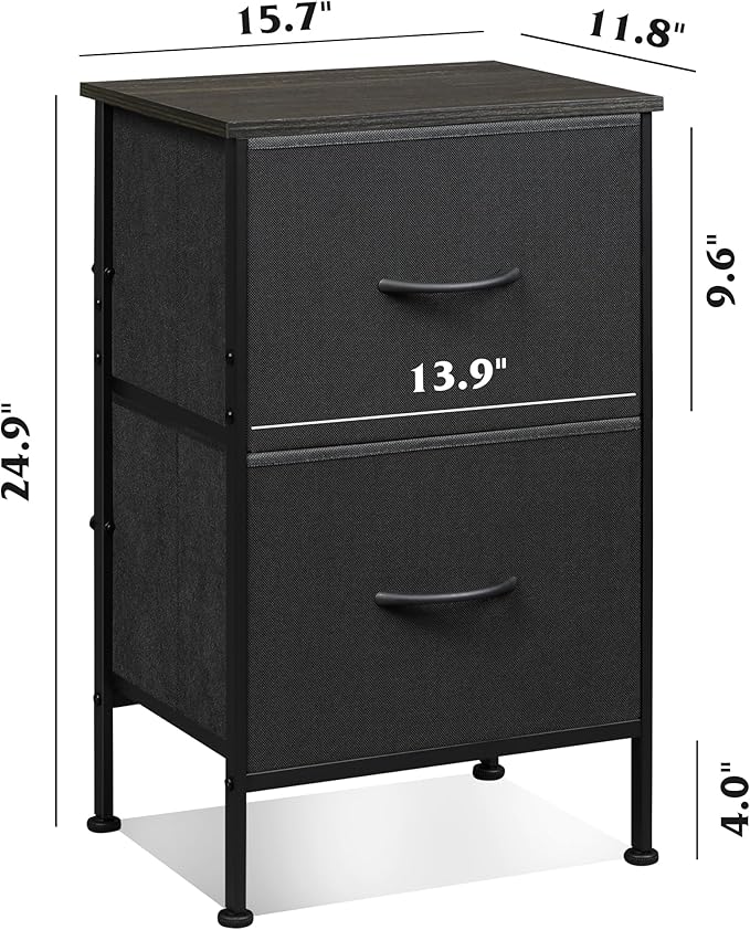 WLIVE Night Stand, Small Dresser - Image 5