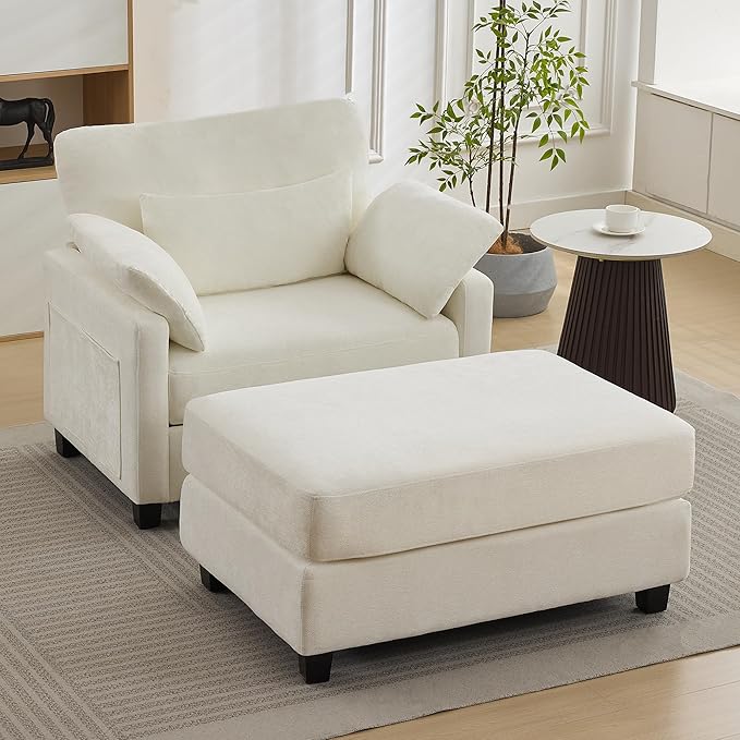 WUTUTUEE 57.5" Oversized Chaise Lounge - Image 8