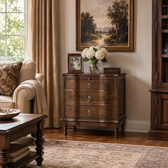 HULALA HOME Solid Wood End Table Set of 2 - Image 8