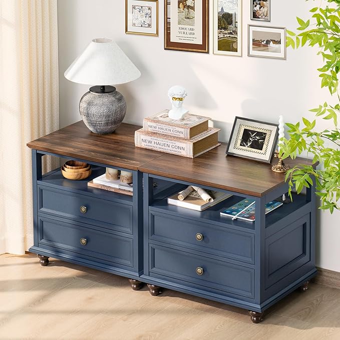 Joaxswe Farmhouse Nightstand Set of 2 - Image 8