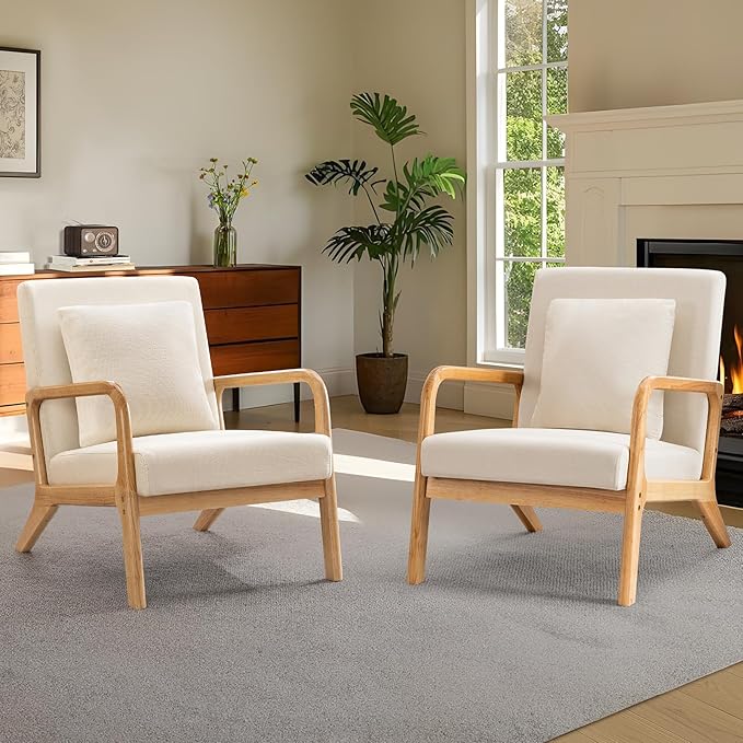 ELUCHANG Mid-Century Modern Accent Chair - Image 9